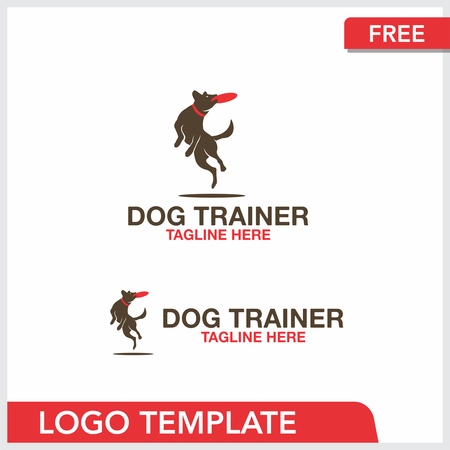 Free Dog Trainer Vector Logo Template Hqgraphics 450x450 Free Dog Trainer Vector Logo Template Hqgraphics