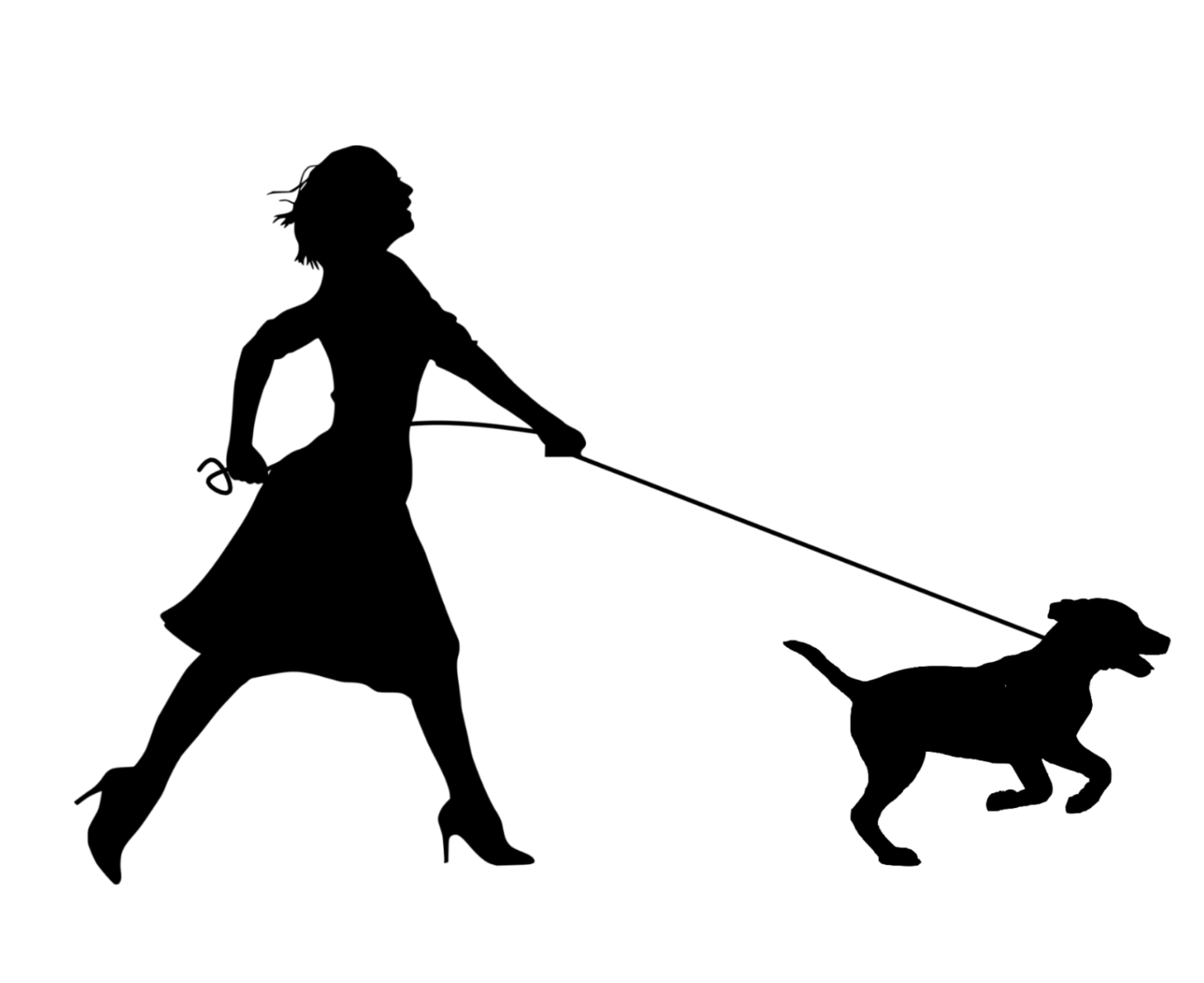 Free Images Walk, Silhouette, Running, Pet, Girl, Sports Vector 2048x1673 Free Images Walk, Silhouette, Running, Pet, Girl, Sports Vector