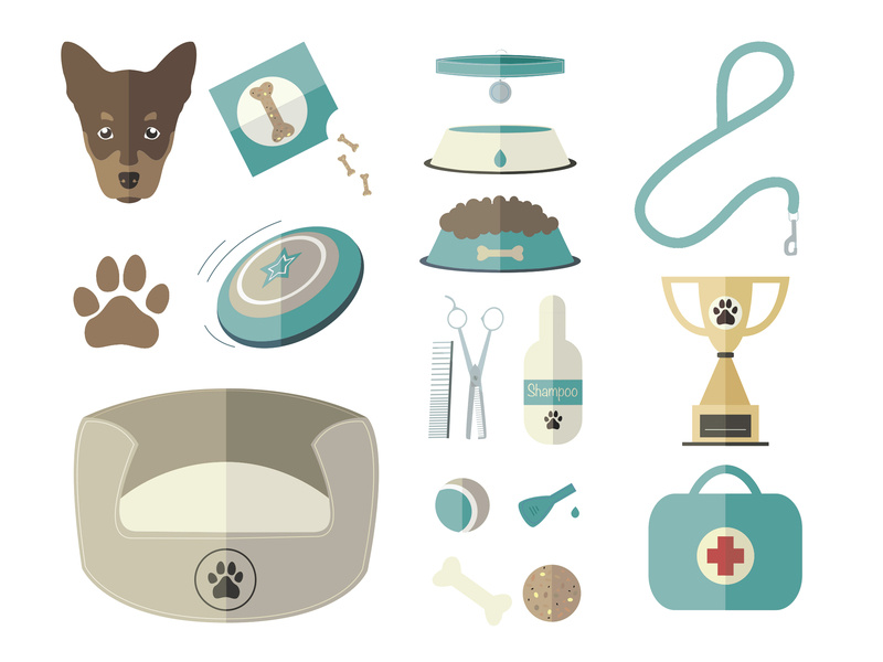 800x600 Dog World Vector Icon Set