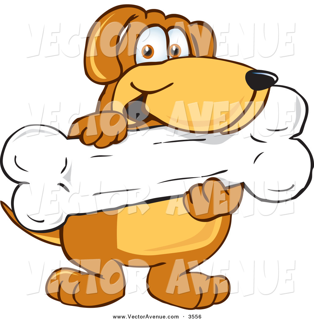 1024x1044 Vector Of A Cheerful Brown Dog Mascot Cartoon Character Holding