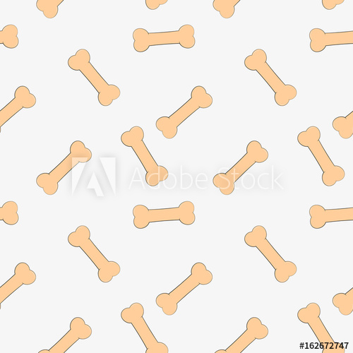 500x500 Bones For Dog Pattern