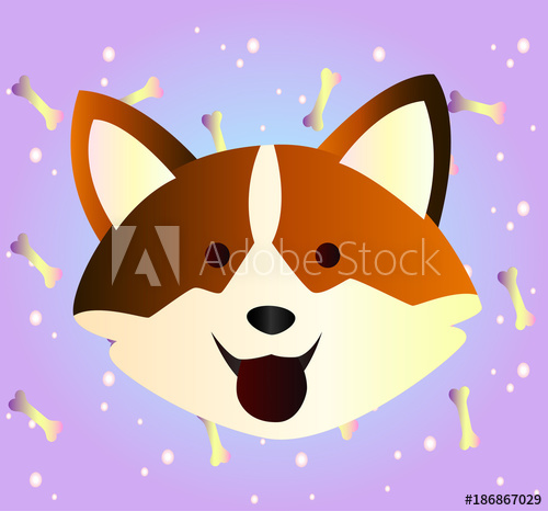 500x466 Cheerful Corgi Dog