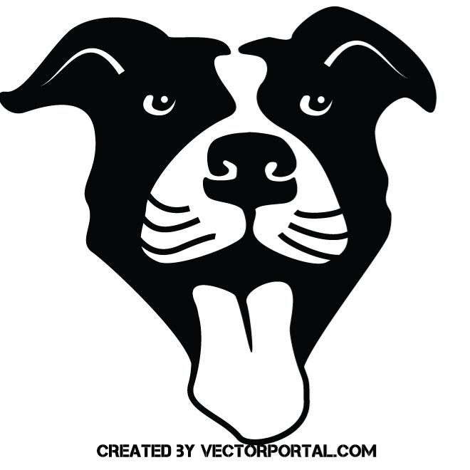 Dog Vector Stencil Art 660x660 Dog Vector Stencil Art