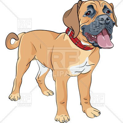 Color Sketch Of Boerboel Breed Dog Vector Image Of Plants 400x400 Color Sketch Of Boerboel Breed Dog Vector Image Of Plants