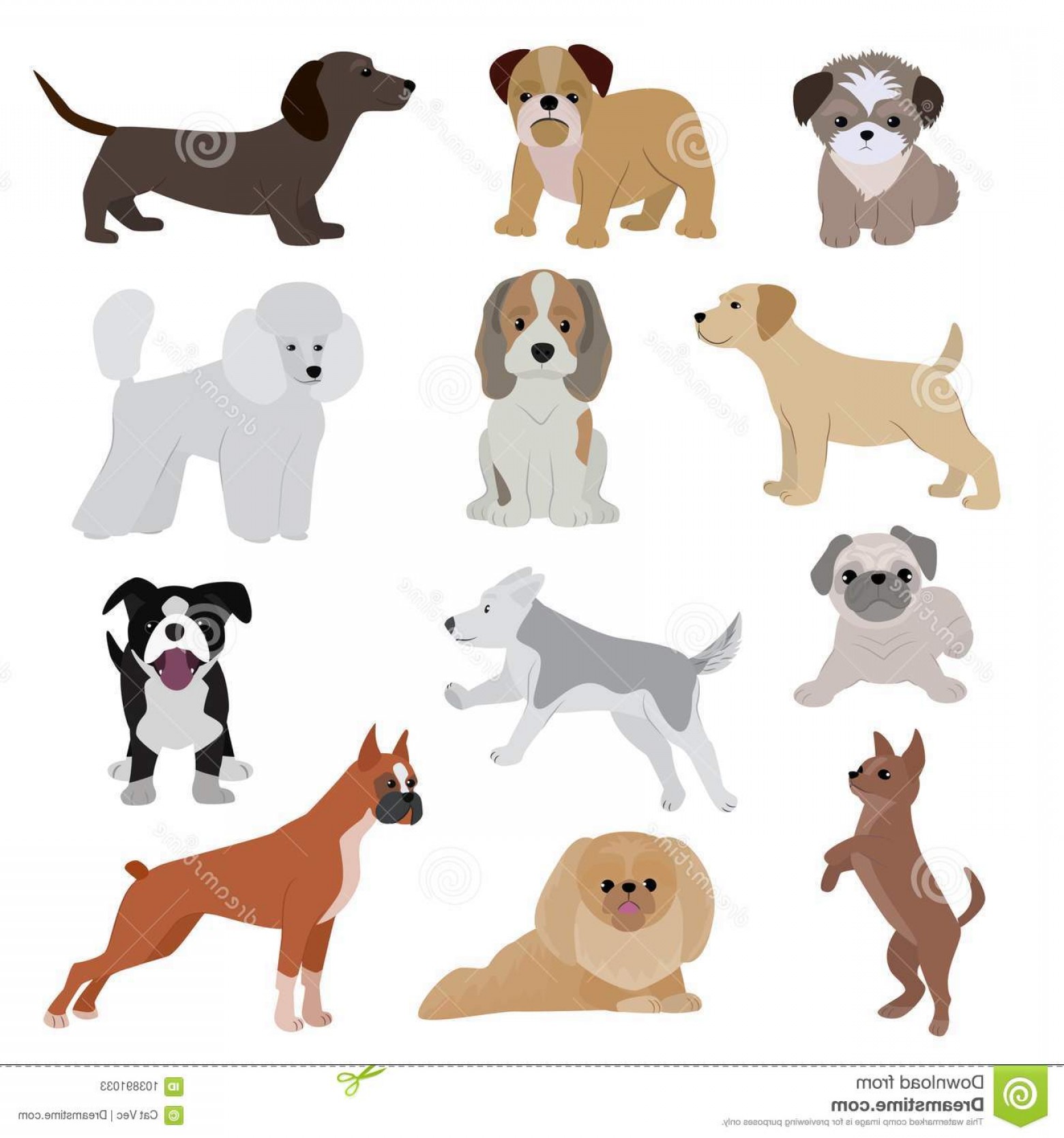 Dog Vector Cute Cartoon Puppy Illustration Home Pets Doggy 1560x1668 Dog Vector Cute Cartoon Puppy Illustration Home Pets Doggy