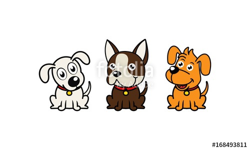 500x300 Pet, Dog, Liitle Dog Vector Stock Image And Royalty Free Vector