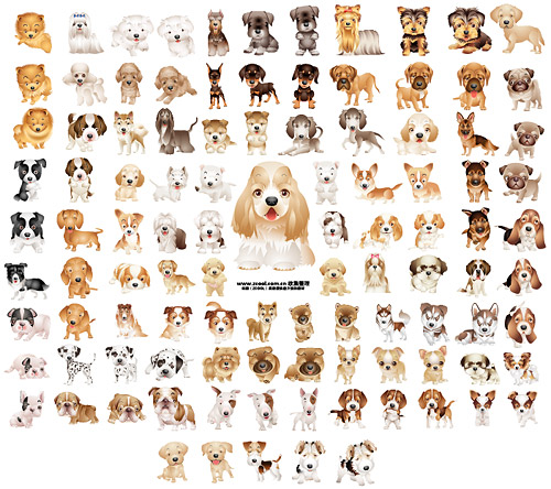 500x444 Vector Format Keyword Ban Diangou Hashi Qi Guifu Puppy Dogs