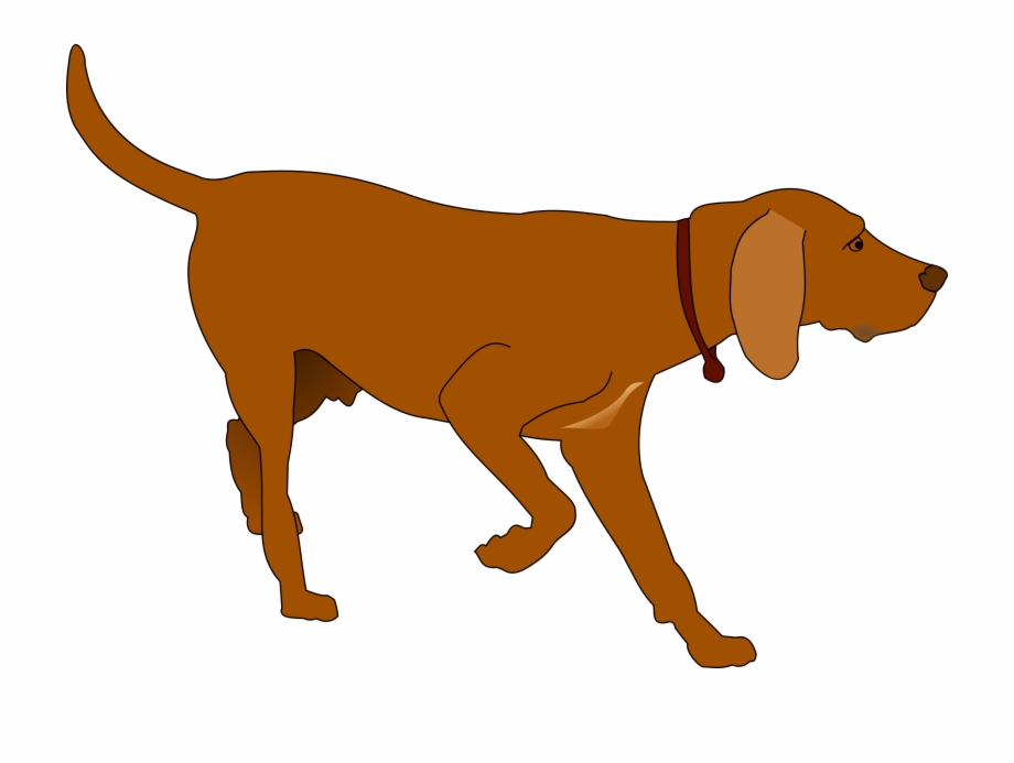 920x693 Hunting Dog Vector Clipart Image