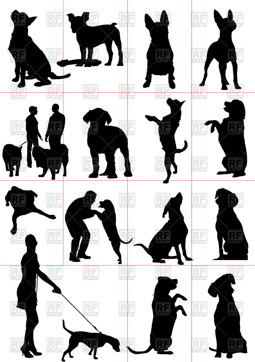 Dog Walking Vector Images Illustrations Vector Graphics 846x1200 Dog Walking Vector Images Illustrations Vector Graphics