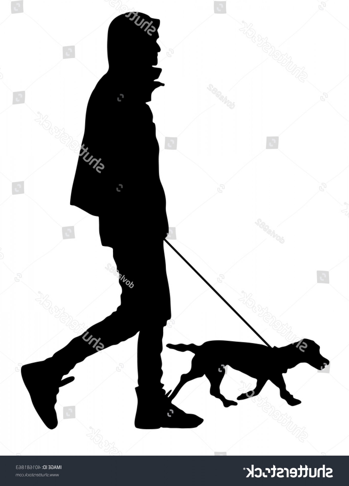 Young Urban Man Walking Dog Vector Hoodamathrun 1378x1920 Young Urban Man Walking Dog Vector Hoodamathrun