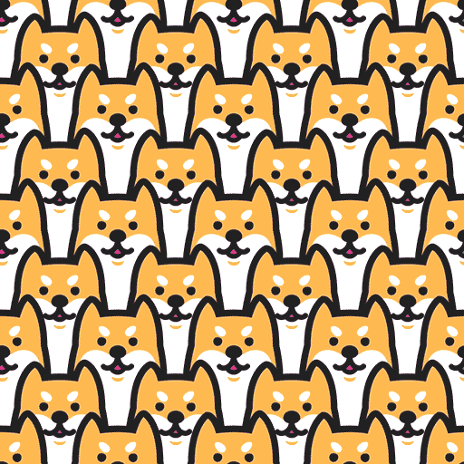 512x512 Shiba Inu Vector Gif