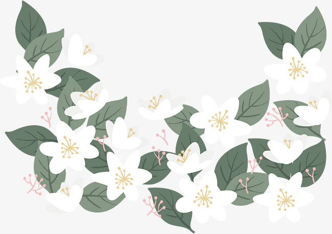 650x458 Snow White Flower Pattern, Snow Vector, Flower Vector, Pattern