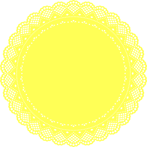 600x600 Doily Vector Clipart Images Gallery For Free Download Myreal