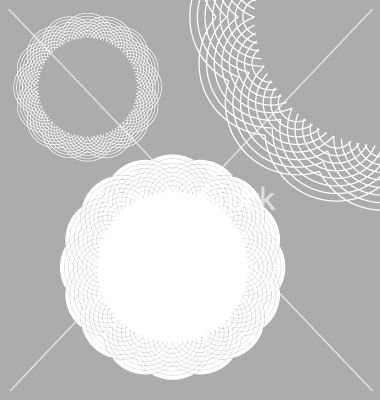 380x400 Free Vector Lace Doily Vector