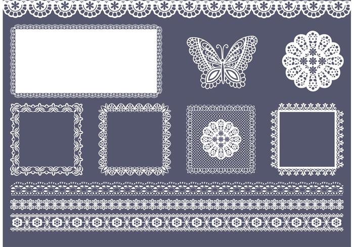 700x490 Free Vector Square And Border Doily