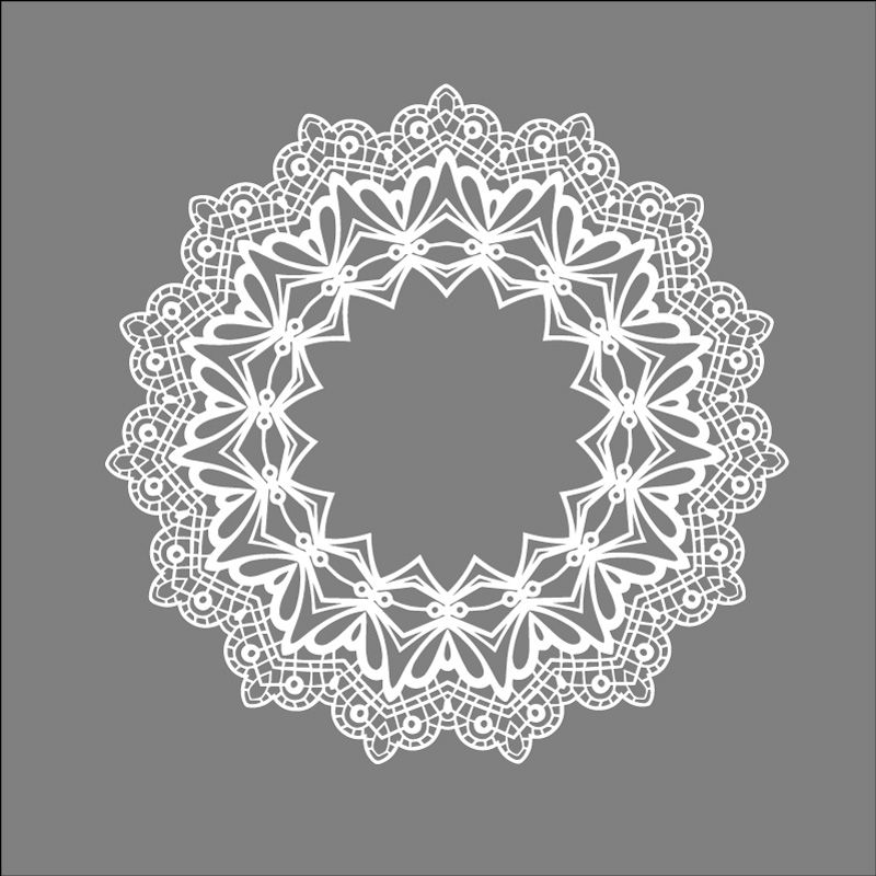800x800 Lace Border Graphic Lace Round Free Vector Graphic Download