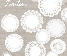 280x235 Lace Doilies Vector