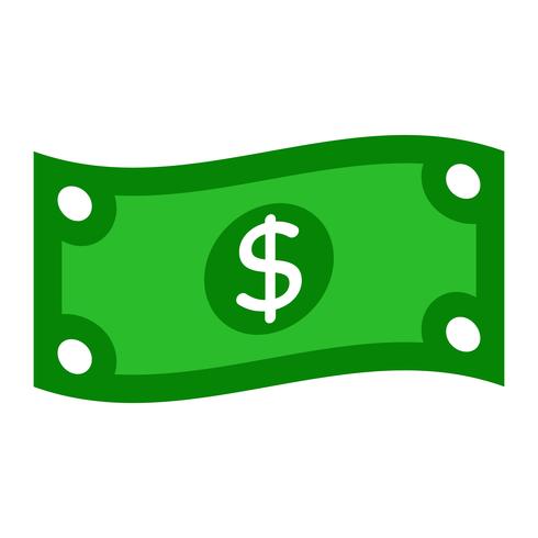 490x490 Dollar Bill Vector Illustration