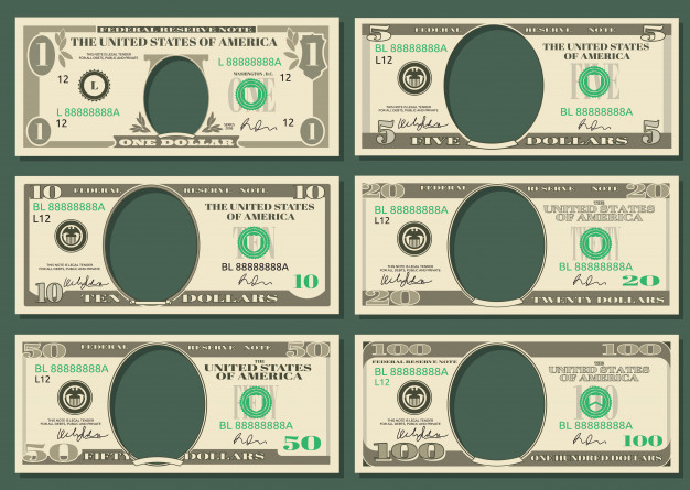 626x445 Dollar Currency Notes Vector Money Vector Premium Download