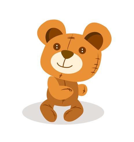 463x490 Cute Teddy Bear Doll Vector