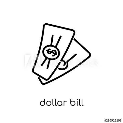 Dollar Bill Icon From Payment Collection 500x500 Dollar Bill Icon From Payment Collection