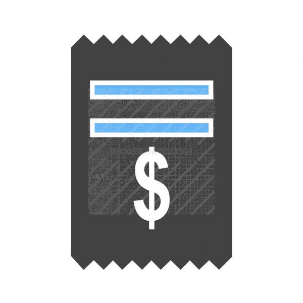 Dollar Bills Blue Black Icon 600x600 Dollar Bills Blue Black Icon