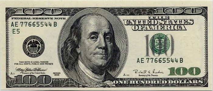 700x302 One Hundred Dollar Bill Clipart