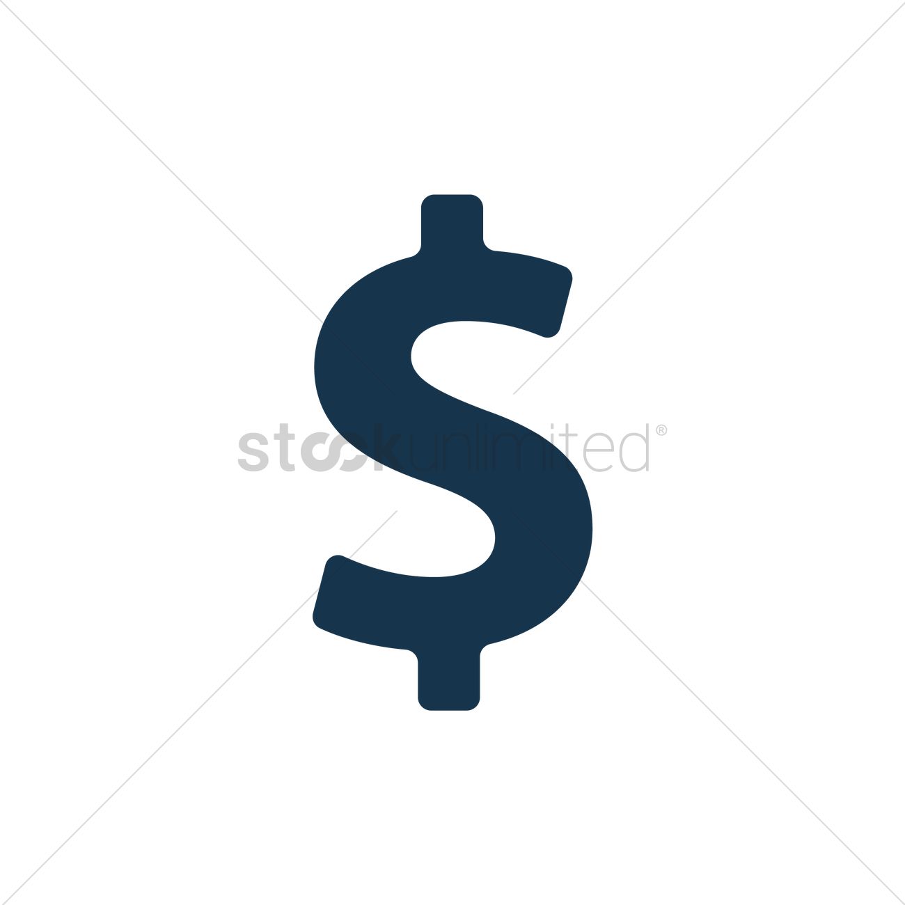 1300x1300 Dollar Icon Vector Image