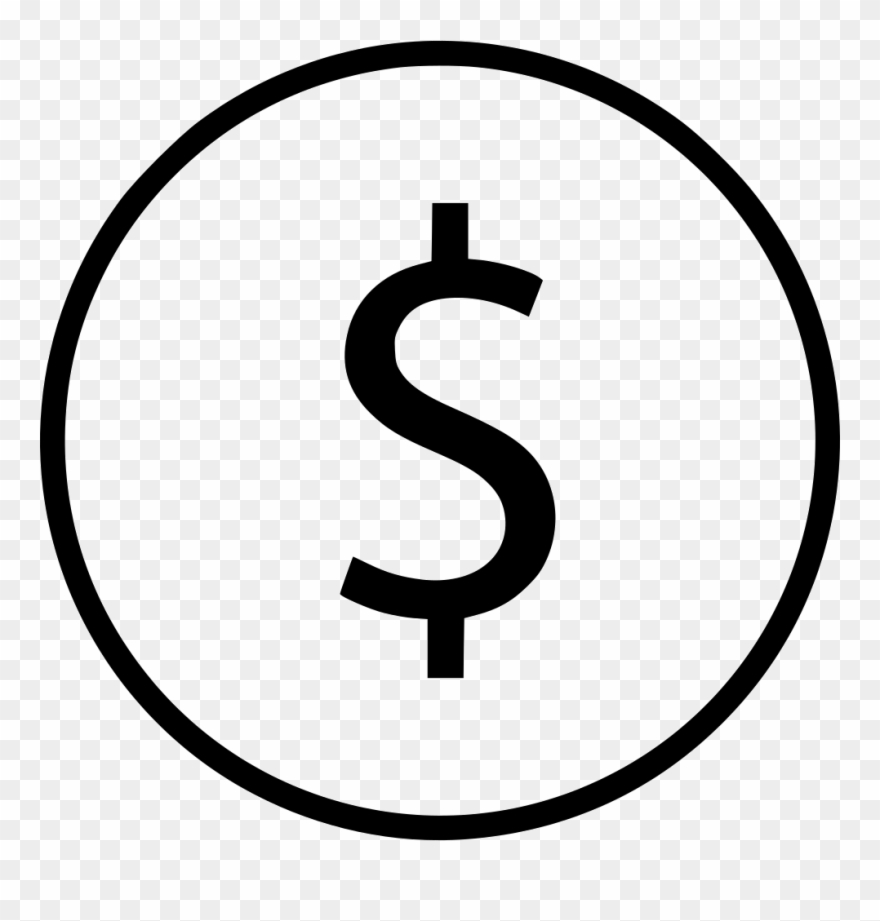 880x921 White Dollar Sign Png