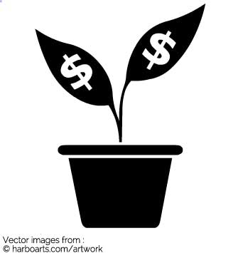 Download Plant With Dollar Sign 335x355 Download Plant With Dollar Sign