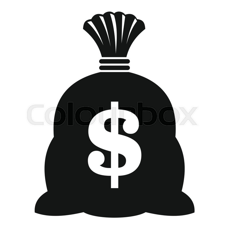 Money Bag With Us Dollar Sign Icon Stock Vector Colourbox 800x800 Money Bag With Us Dollar Sign Icon Stock Vector Colourbox