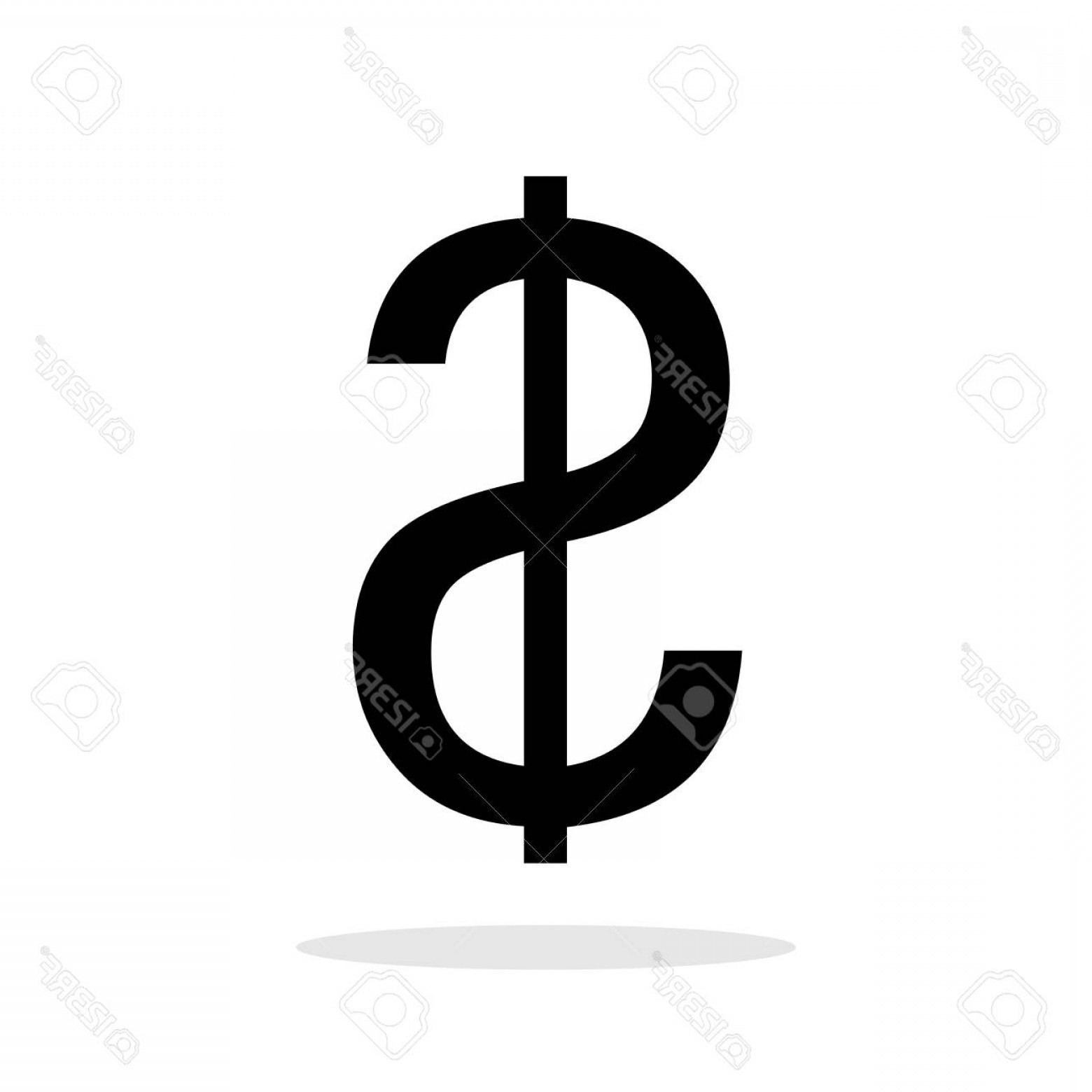 Vector White Icon Dollar Sign Studiogrfx 1560x1560 Vector White Icon Dollar Sign Studiogrfx