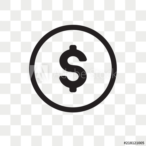 Dollar Vector Icon Isolated On Transparent Background, Dollar Logo 500x500 Dollar Vector Icon Isolated On Transparent Background, Dollar Logo