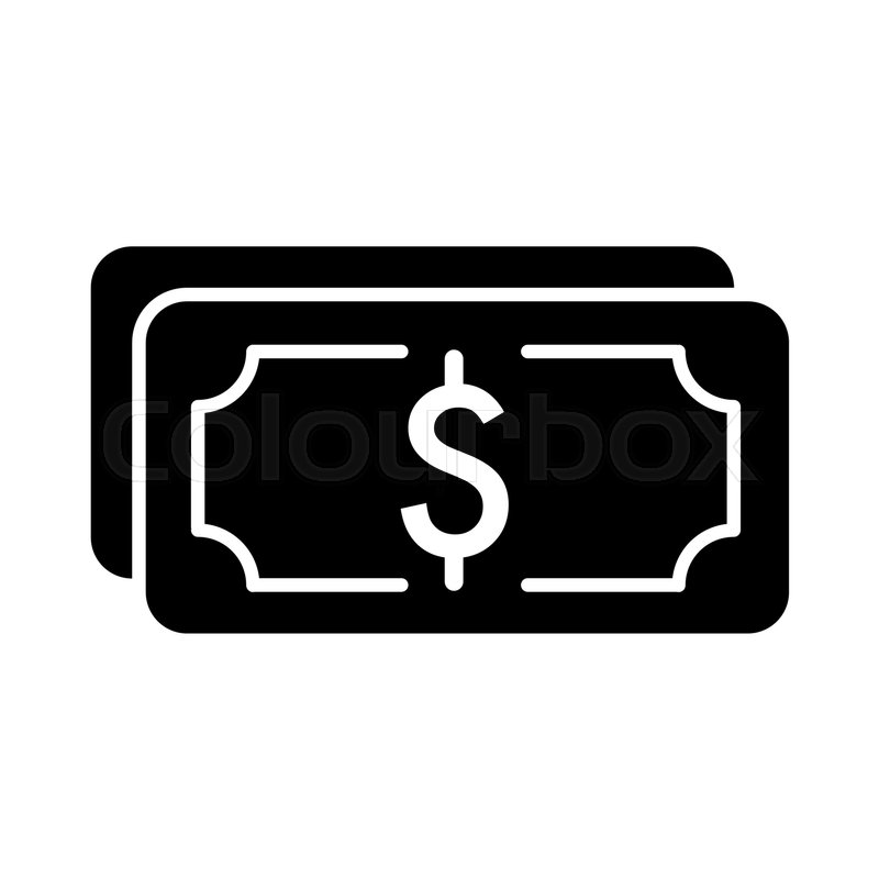 Money Dollar Vector Icon Black And Stock Vector Colourbox 800x800 Money Dollar Vector Icon Black And Stock Vector Colourbox
