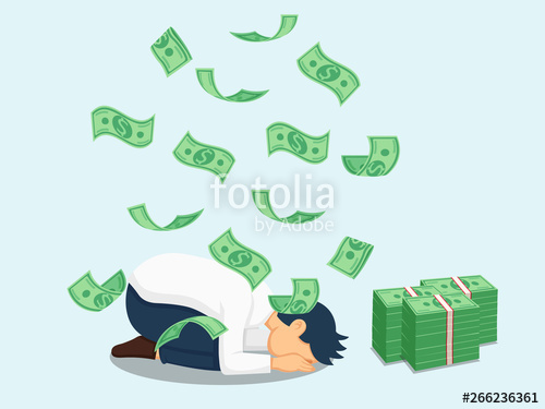 500x375 Illustration Depicts People's Worship Of Money Dollar Sign