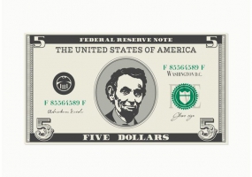 285x200 One Dollar Bill Free Vector Graphic Art Free Download