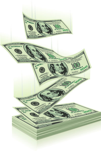 400x600 Us Dollar Money Pack Design Vector Free Vector In Encapsulated