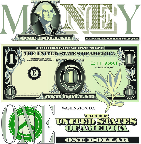 457x468 Vector Money With Dollars Design Template Free Vector