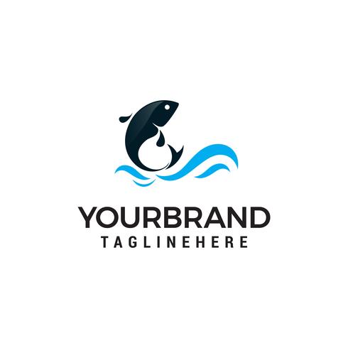 490x490 Dolphin Jumping Above Waves Logo Design Concept Template Vector