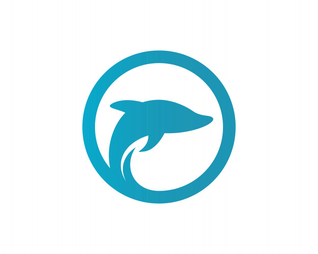 626x500 Dolphin Logo Icon Vector Vector Premium Download