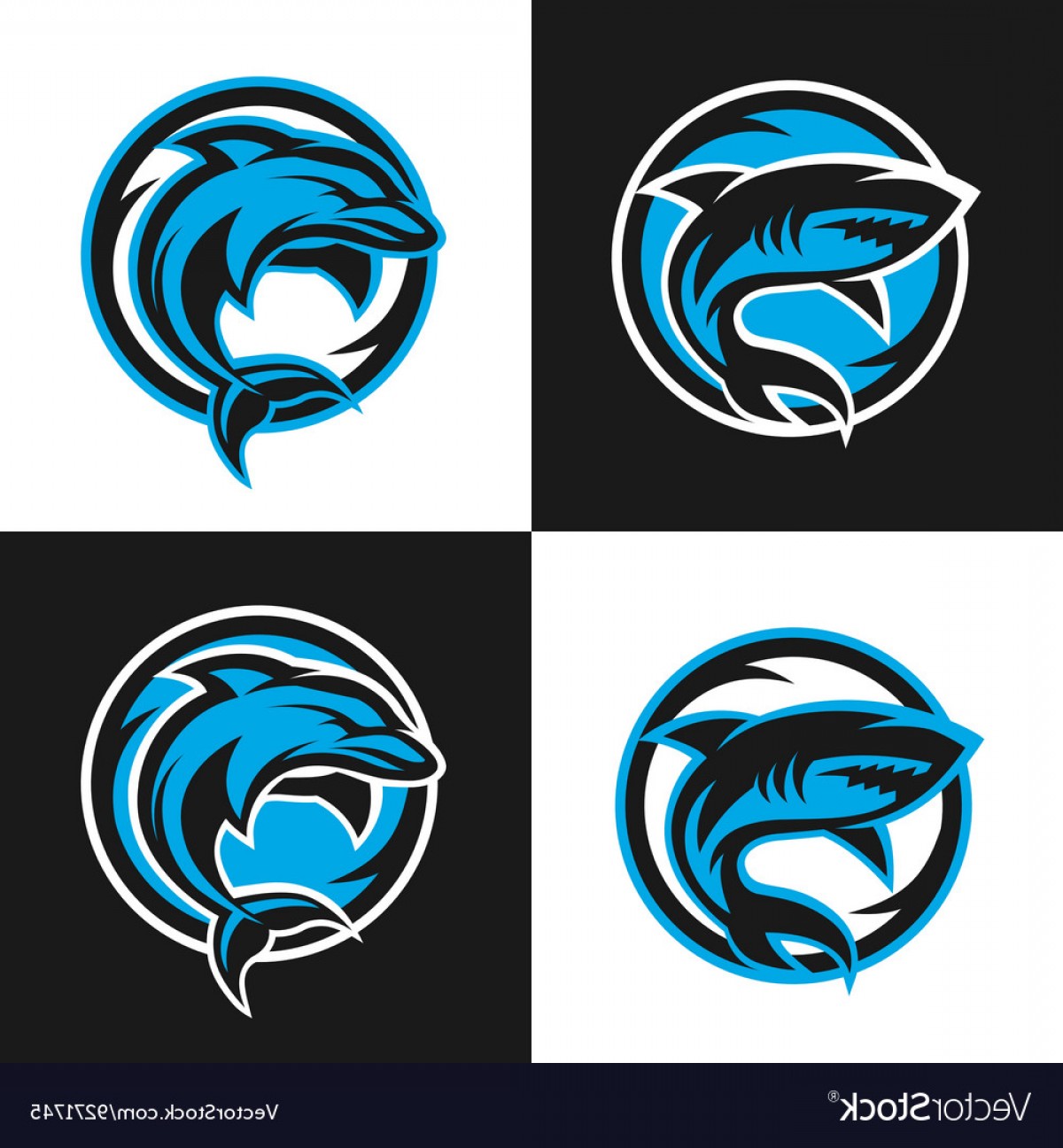 1200x1296 Sharks And Dolphins Sports Logos Vector Soidergi