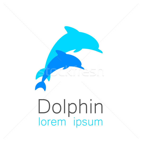 600x600 Dolphin Logo Vector Illustration Antonina Tsyganko