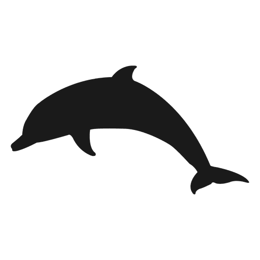 512x512 Dolphin Silhouette