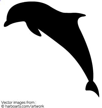 335x355 Download Silhouette Dolphin