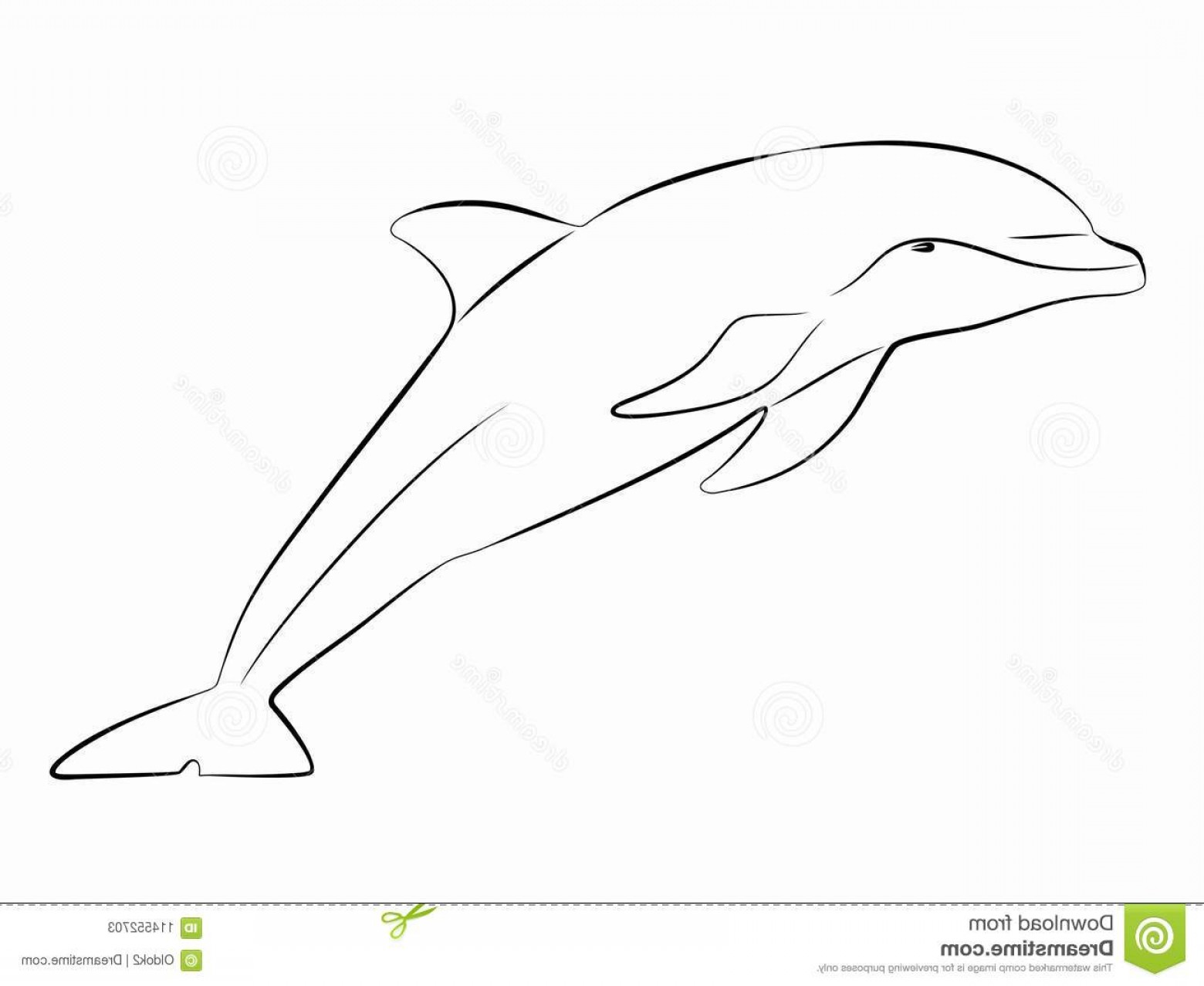 Dolphin Silhouette Vector at Vectorified.com | Collection of Dolphin ...