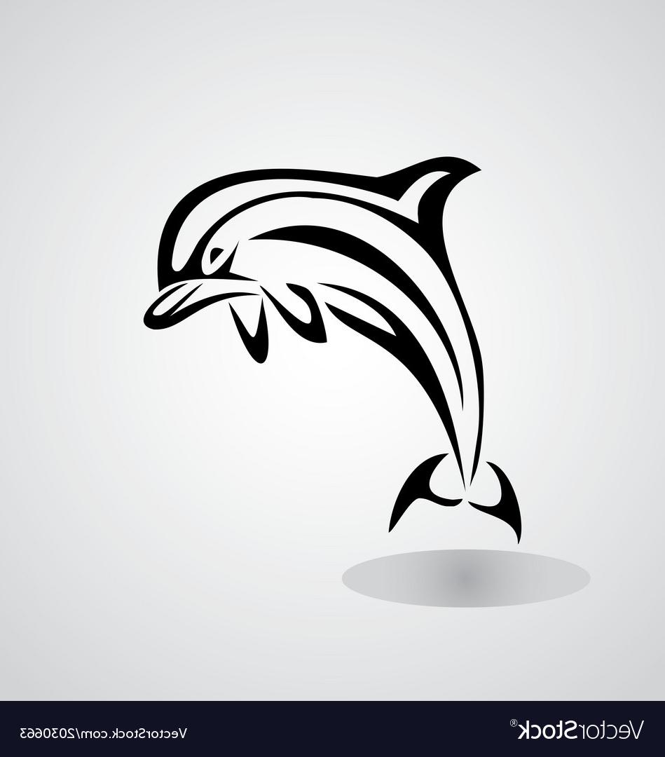 949x1080 Unique Celtic Dolphin Silhouette Vector Cdr Vector Images Design