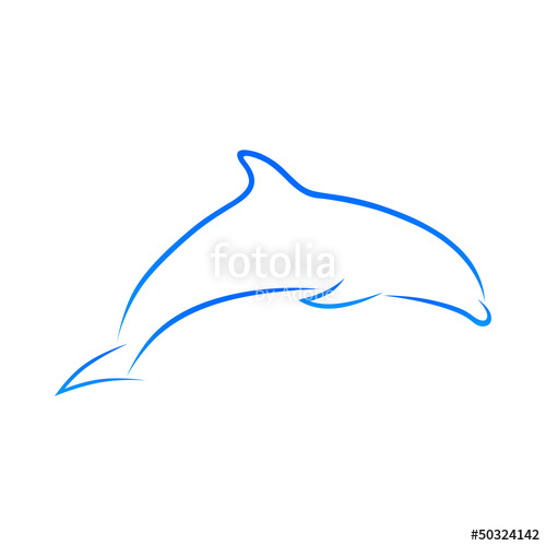 500x500 Dolphin Vector Stock Image And Royalty Free Vector