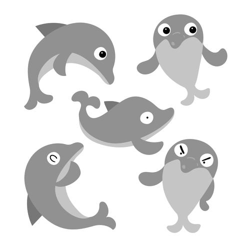 490x490 Dolphin Vector Collection Design