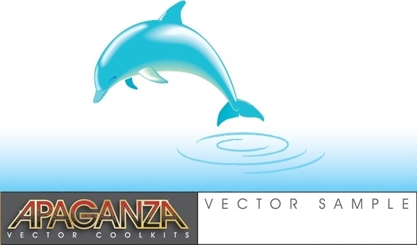 600x353 Dolphin Free Vector Download