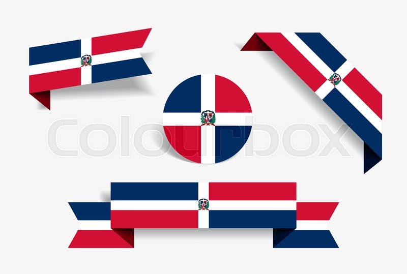 800x539 Dominican Republic Flag Stickers And Stock Vector Colourbox
